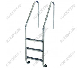Лестница Flexinox STANDARD 3 ст AISI-304, для широкого борта Лестница Flexinox STANDARD 3 ст AISI-304, для широкого борта