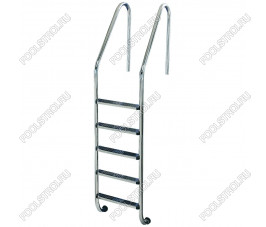 Лестница Flexinox STANDARD 5 ст AISI-304, для широкого борта Лестница Flexinox STANDARD 5 ст AISI-304, для широкого борта